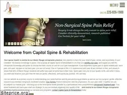 Sites similar to capitolspine.com
