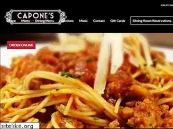 Sites similar to caponesdining.com
