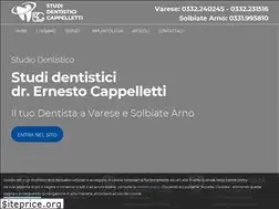 Sites similar to cappellettidentistavarese.it