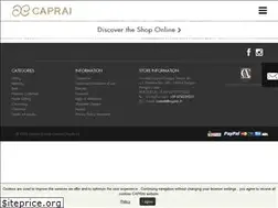 Sites similar to caprai.com