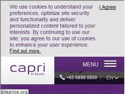 Sites similar to capribyfraser.com