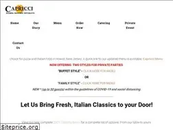 Sites similar to capriccipizza.com