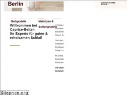 Sites similar to caprice-betten.de