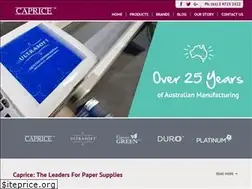 Sites similar to capricepaper.com.au