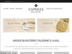 Sites similar to caprices.ca