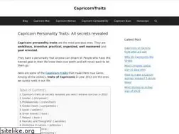 Sites similar to capricorntraits.us
