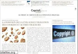 Sites similar to caprioli-avocats.com
