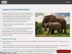 Sites similar to caprivicarhire.com