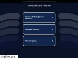 Sites similar to capsimpersisting.pw