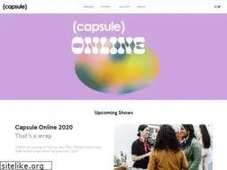 Sites similar to capsuleshow.com