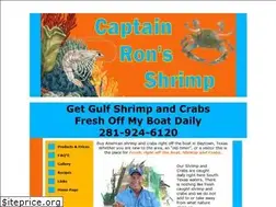 Sites similar to captainronshrimp.com