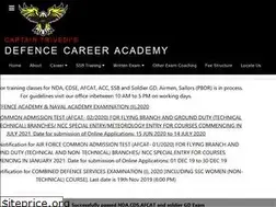 Sites similar to captaintrivedidefenceacademy.com