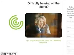 Sites similar to captioncallphone.com