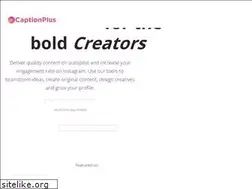 Sites similar to captionplus.app