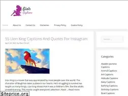 Sites similar to captionsforgirls.com