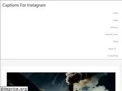 Sites similar to captionsforinstagram.com