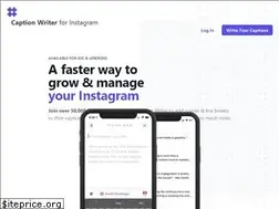 Sites similar to captionwriter.app