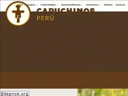 Sites similar to capuchinosperu.org
