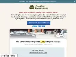 Sites similar to car-cost-calculator.com