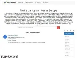 Sites similar to car-number.com