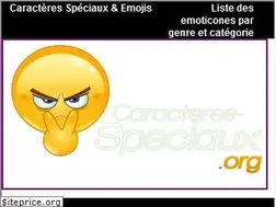 Sites similar to caracteres-speciaux.org