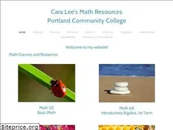 Sites similar to caraleemath.com