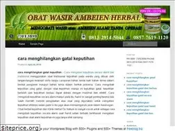 Sites similar to caramengatasiwasir.freeblog.biz
