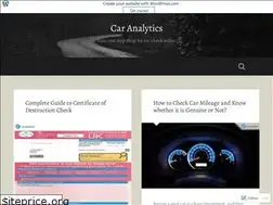 Sites similar to caranalyticsvehiclecheck.wordpress.com