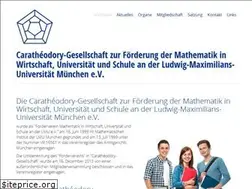 Sites similar to caratheodory-gesellschaft-lmu.de