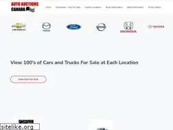 Sites similar to carauctionscanada.com