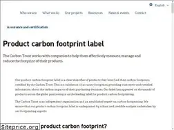 Sites similar to carbon-label.com