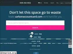 Sites similar to carbonaccountcard.com