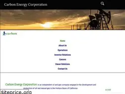Sites similar to carbonenergycorp.com