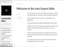 Sites similar to carbuyersbible.co.uk