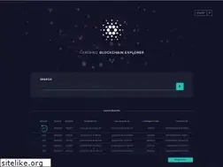 Sites similar to cardanoexplorer.com