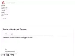 Sites similar to cardanoscan.io