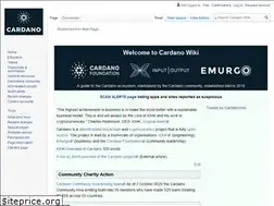 Sites similar to cardanowiki.info
