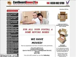 Sites similar to cardboardboxes2go.co.uk