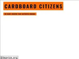 Sites similar to cardboardcitizens.org.uk