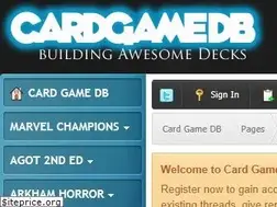 Sites similar to cardgamedb.com