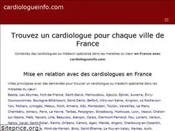 Sites similar to cardiologueinfo.com