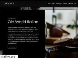 Sites similar to cardonesrestaurant.com