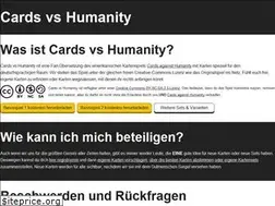 Sites similar to cards-vs-humanity.de