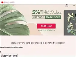 Sites similar to cardsforcauses.com