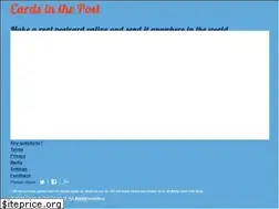 Sites similar to cardsinthepost.com