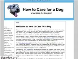 Sites similar to care-for-dog.com