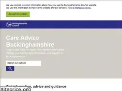 Sites similar to careadvicebuckinghamshire.org