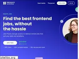 Sites similar to career.proxify.io