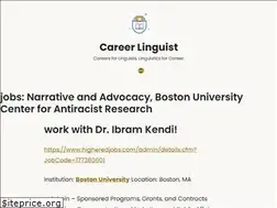 Sites similar to careerlinguist.com