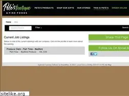 Sites similar to careersatpetes.com